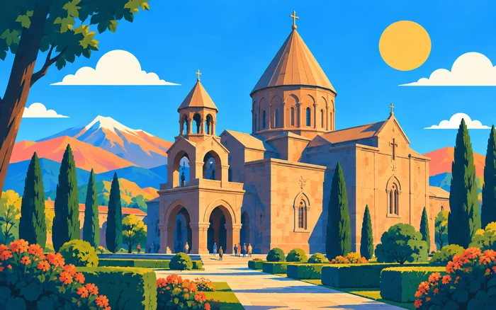 Etchmiadzin Cathedral, the mother church of the Armenian Apostolic Church